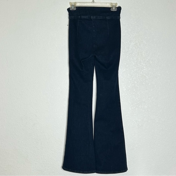 Frame Denim‎ The Jet Set Slit Flare Pull On Stretch Jeans - Picture 4 of 11